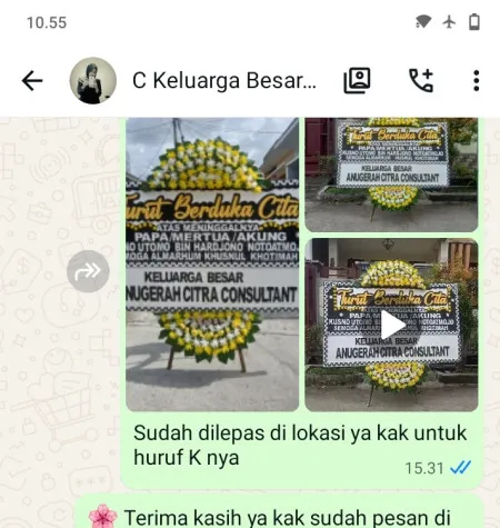Pengiriman Papan Bunga Duka Stasiun Depok Baru