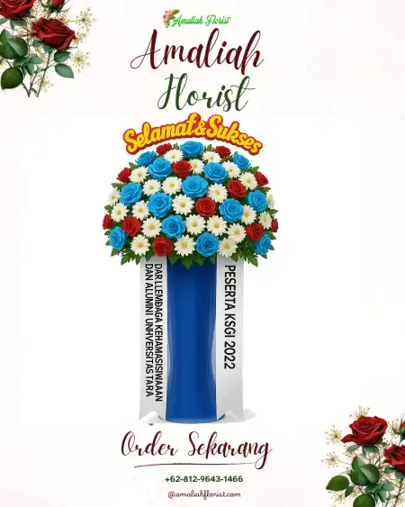 Standing Flowers Stasiun Depok Baru